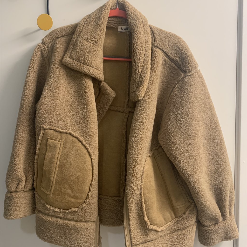 Anthropologie Labiz Sherpa Moto Jacket